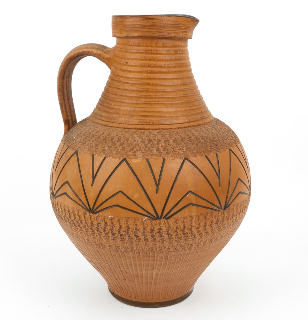 WEST GERMAN CERAMIC PITCHER 1970S (1 of 10)