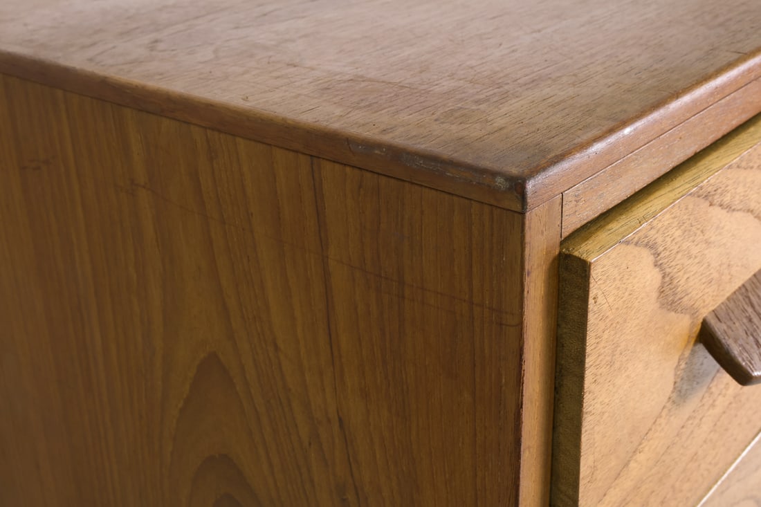 ATTR. POUL VOLTHER TEAK CHEST OF DRAWERS 1960S - 16