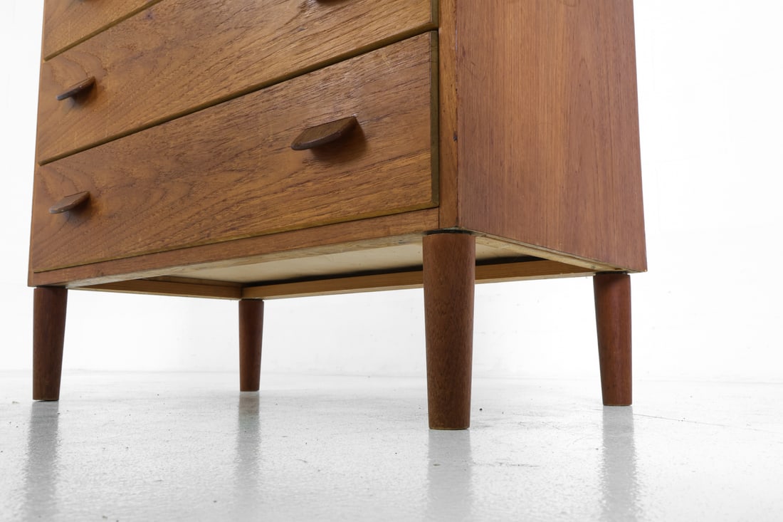 ATTR. POUL VOLTHER TEAK CHEST OF DRAWERS 1960S - 17