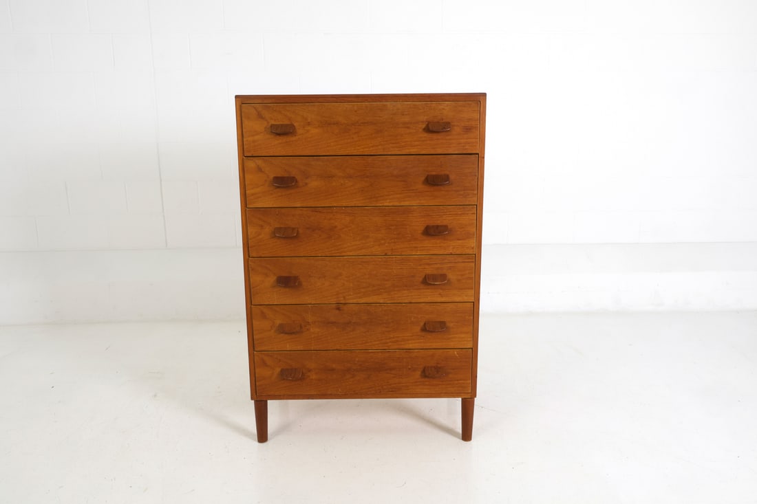ATTR. POUL VOLTHER TEAK CHEST OF DRAWERS 1960S - 3