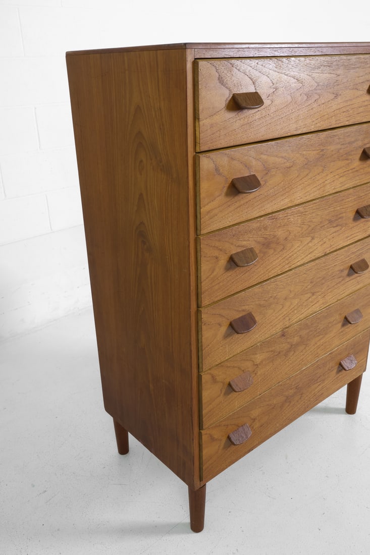 ATTR. POUL VOLTHER TEAK CHEST OF DRAWERS 1960S - 8