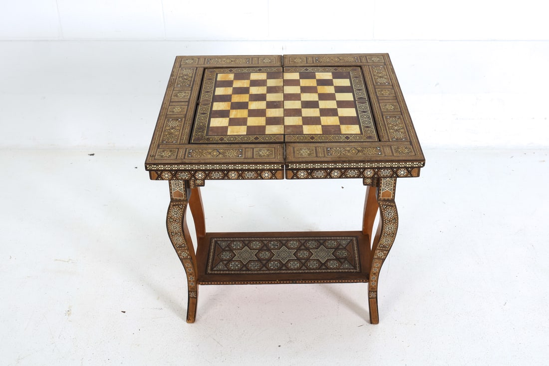 DAMASCUS CHESS AND BACKGAMMON GAMES TABLE - 5