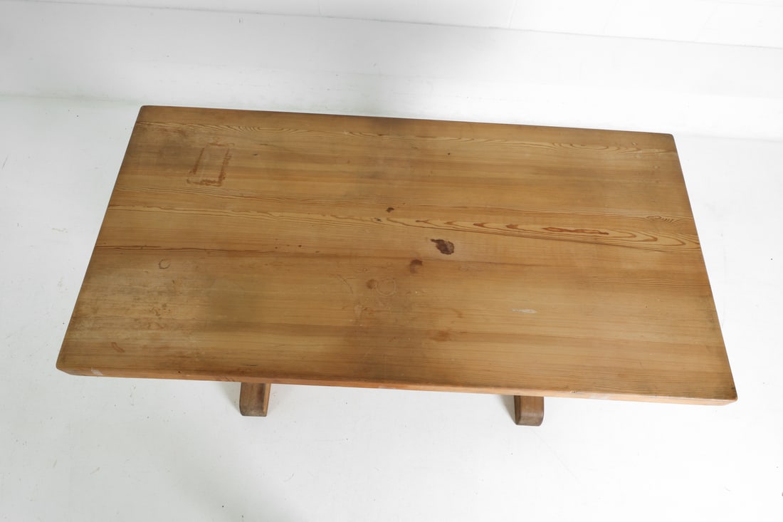 ATTR. KROGENAES NORWEGIAN PINE DINING TABLE - 9