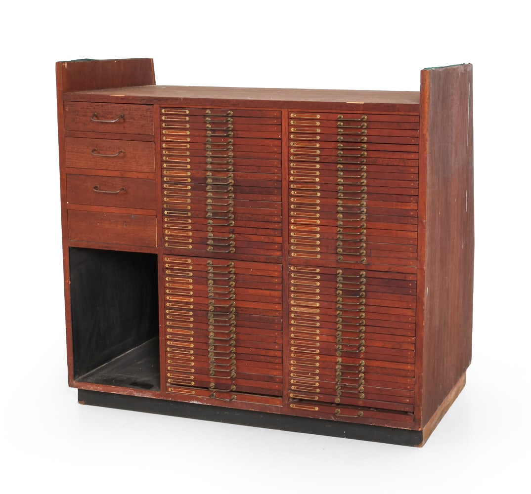 SCANDINAVIAN TEAK SPECIMEN CHEST C. 1950S (1 of 19)
