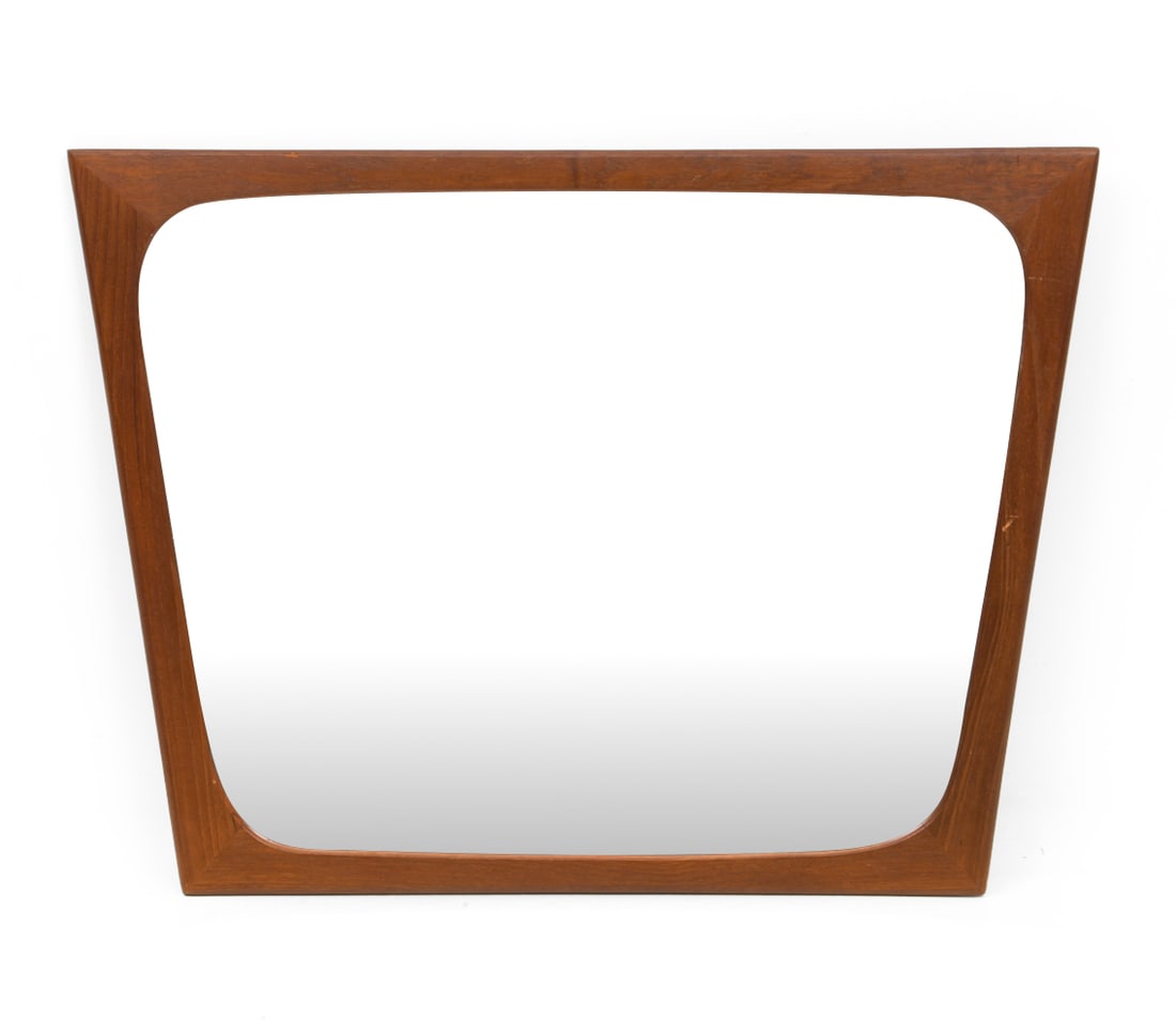 AARHUS DANISH MID-CENTURY TEAK MIRROR (1 of 5)