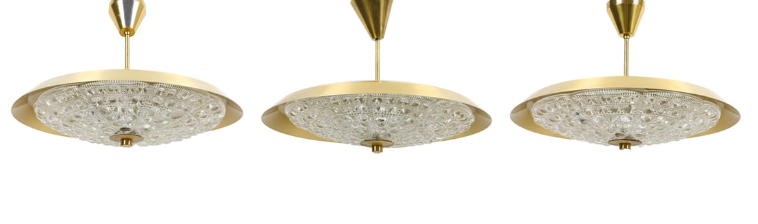 CARL FAGERLUND FOR ORREFORS SWEDISH PENDANT LAMPS (1 of 17)