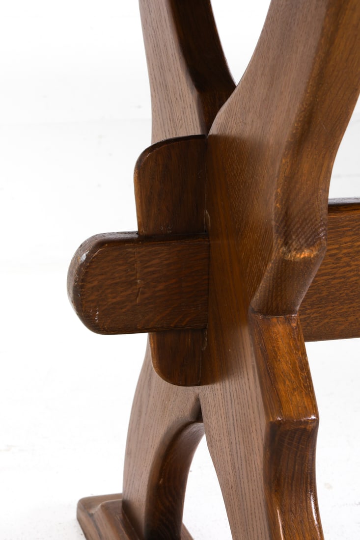 DANISH OAK EXPANDING DINING TABLE - 15