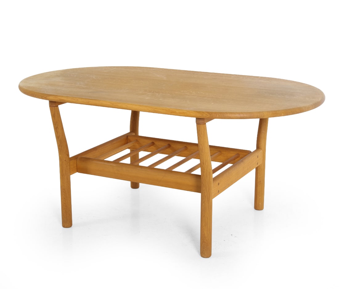 MANNER OF WEGNER DANISH OAK COFFEE TABLE 1960S (1 of 16)
