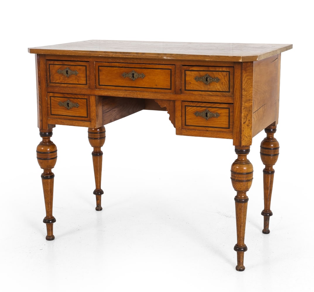 ANTIQUE OAK WRITING DESK (1 of 18)