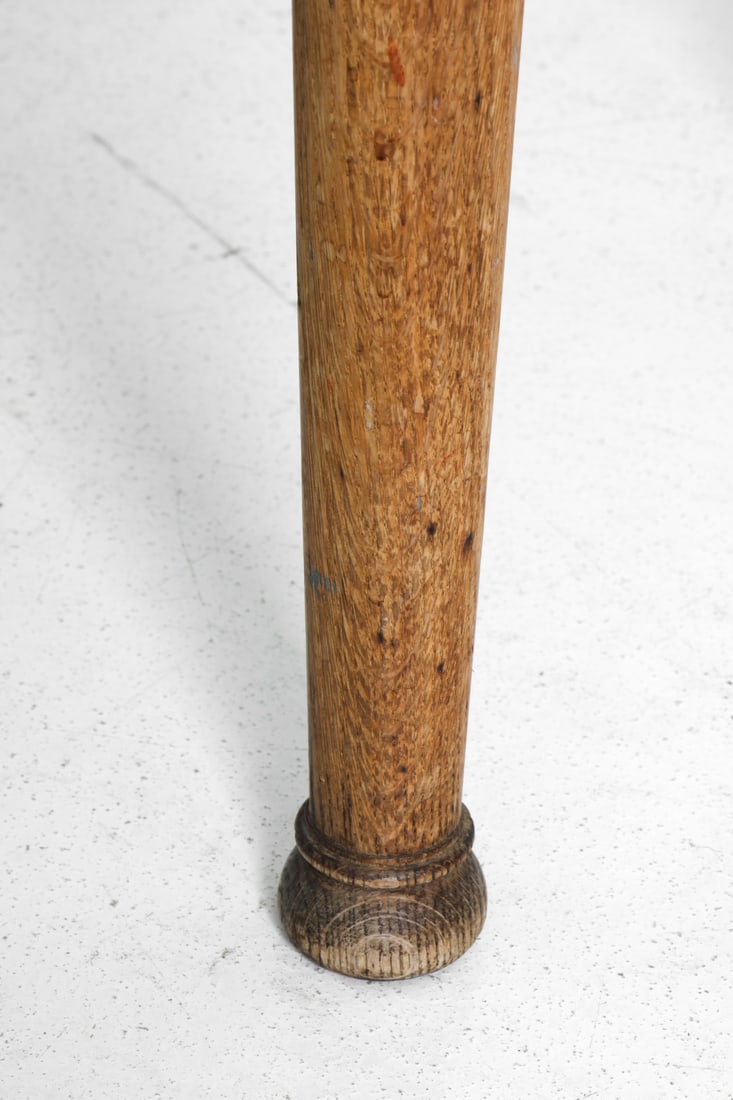 ANTIQUE OAK DESK - 15