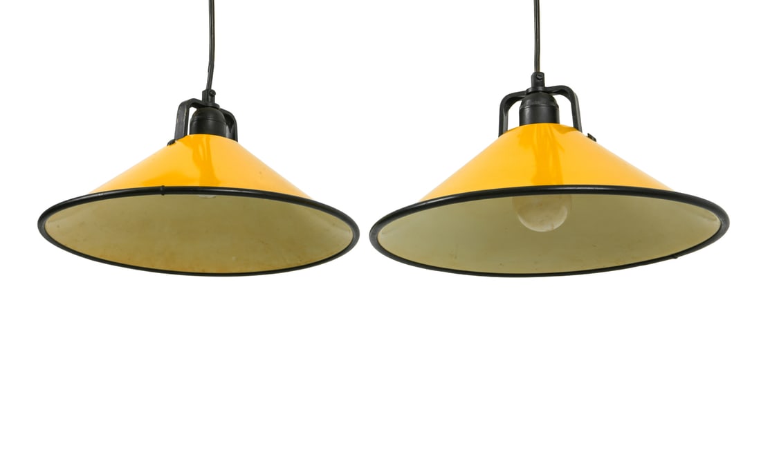 PAIR OF LB DANISH MEMPHIS STYLE PENDANT LIGHTS (1 of 14)