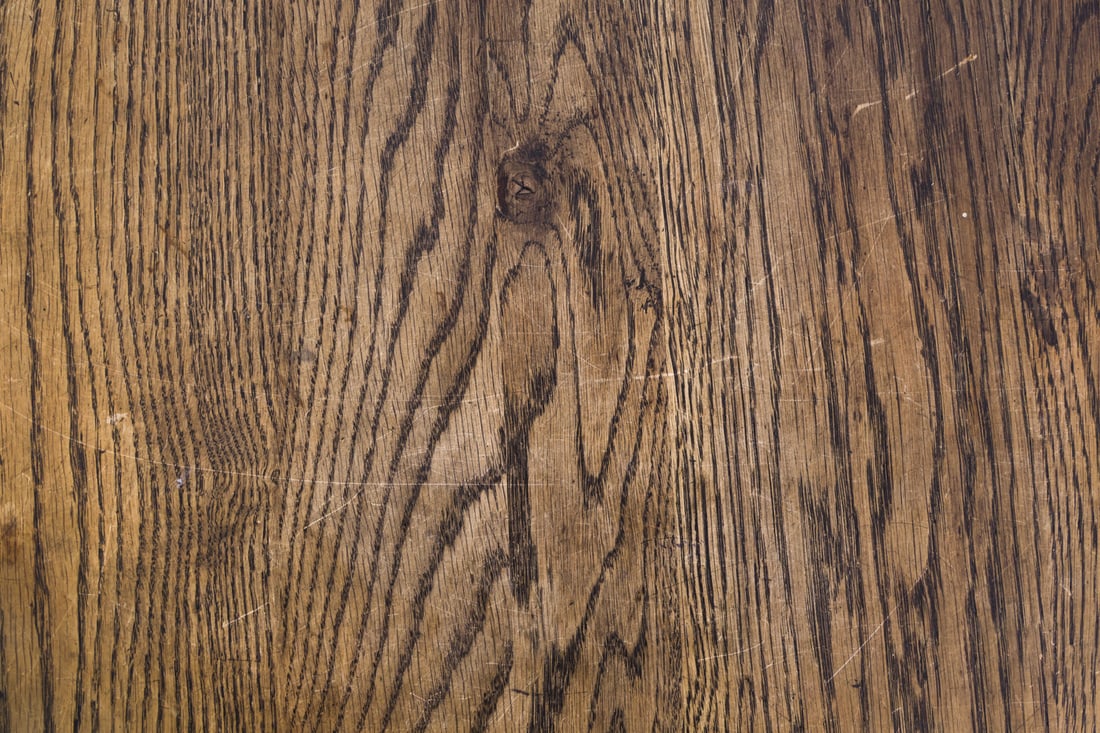 ANTIQUE OAK EXTENSION DINING TABLE - 10