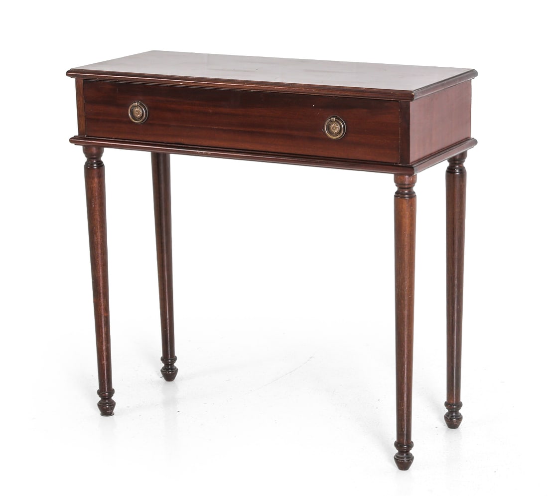 DANISH MAHOGANY CONSOLE TABLE (1 of 15)