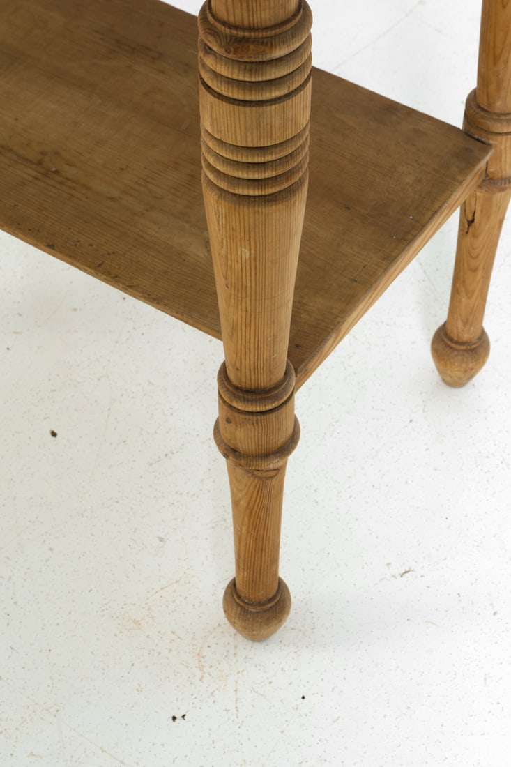 SWEDISH PINE NIGHTSTAND SIDE TABLE - 12