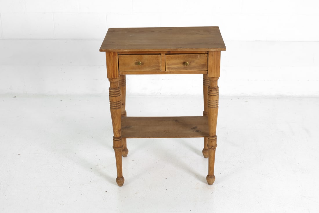 SWEDISH PINE NIGHTSTAND SIDE TABLE - 4