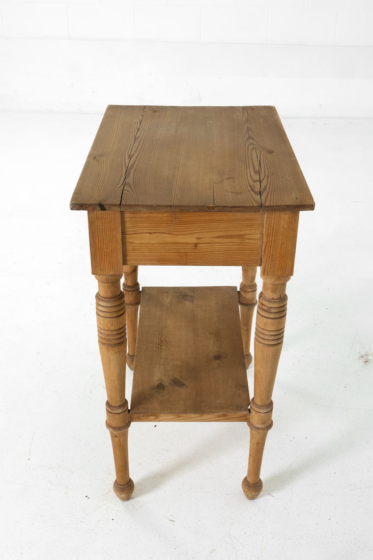 SWEDISH PINE NIGHTSTAND SIDE TABLE - 5