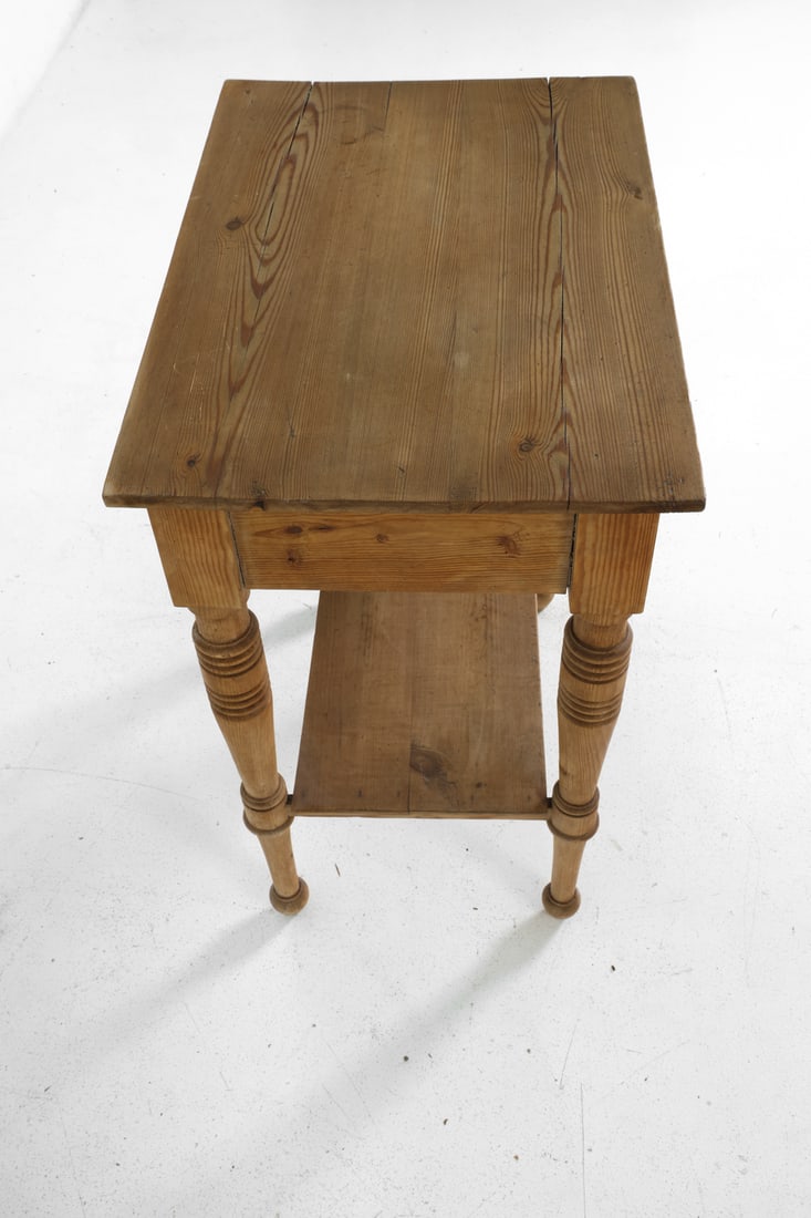 SWEDISH PINE NIGHTSTAND SIDE TABLE - 7