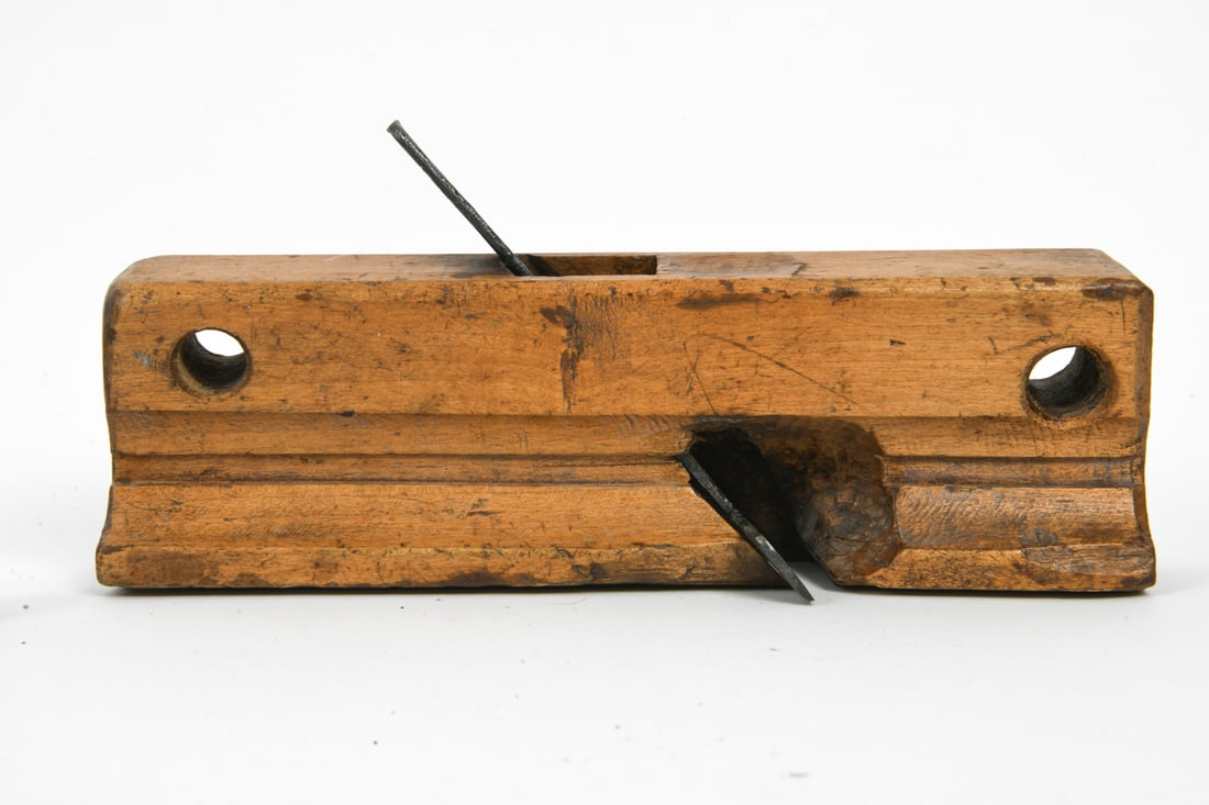 ANTIQUE PINE WORKBENCH TOOLS GROUPING - 9