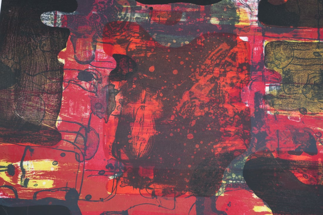 DANISH ABSTRACT LITHOGRAPH - 2