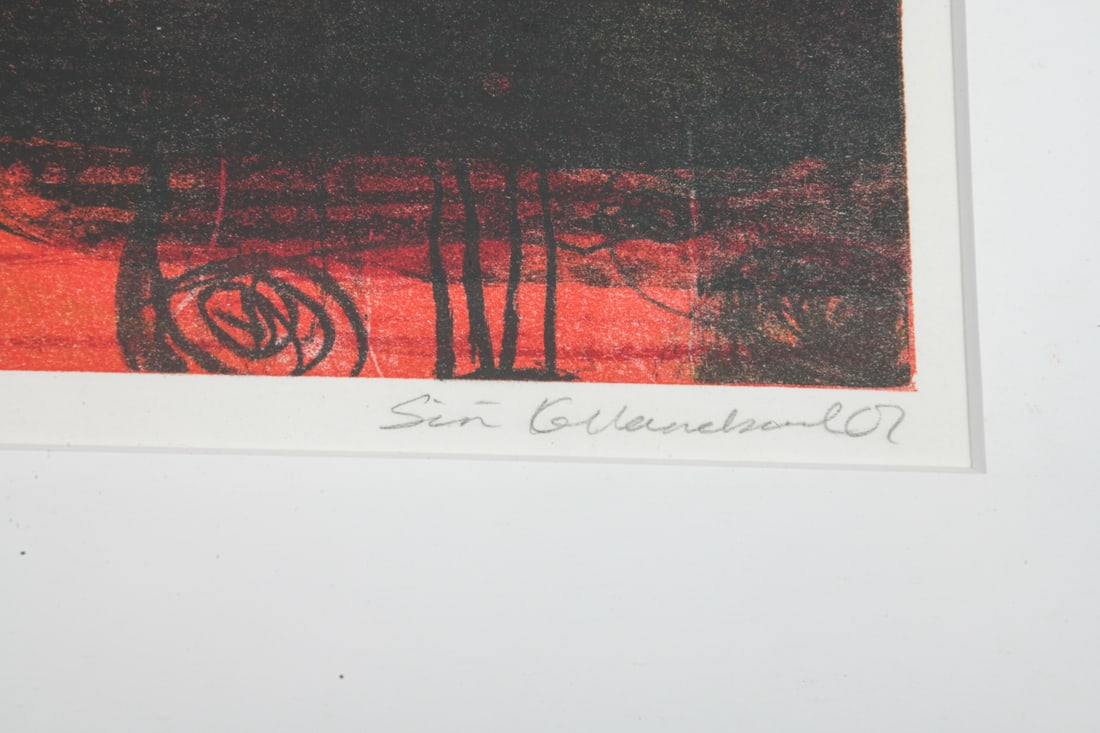 DANISH ABSTRACT LITHOGRAPH - 3