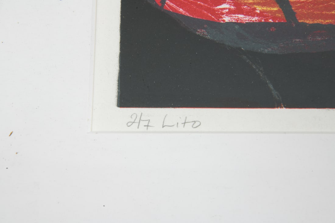 DANISH ABSTRACT LITHOGRAPH - 4