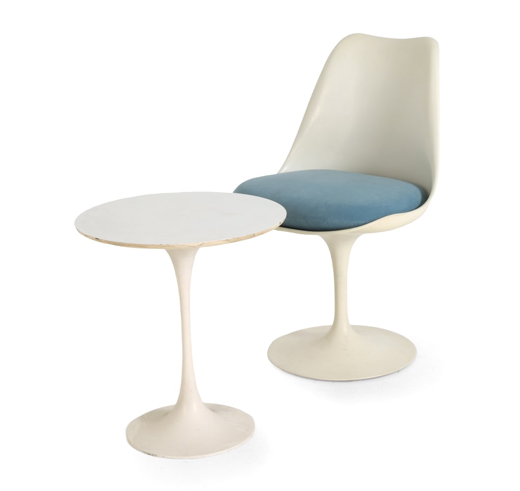 EERO SAARINEN FOR KNOLL TULIP CHAIR & TABLE 1960S (1 of 19)
