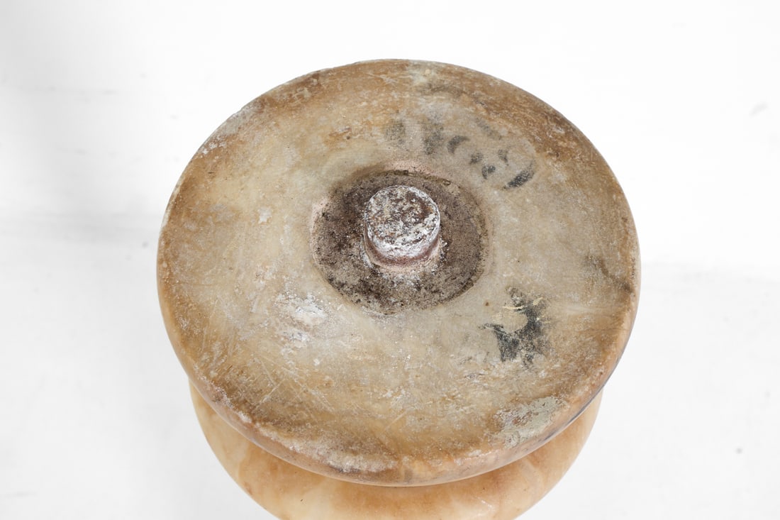ALABASTER COLUMN PEDESTAL - 10