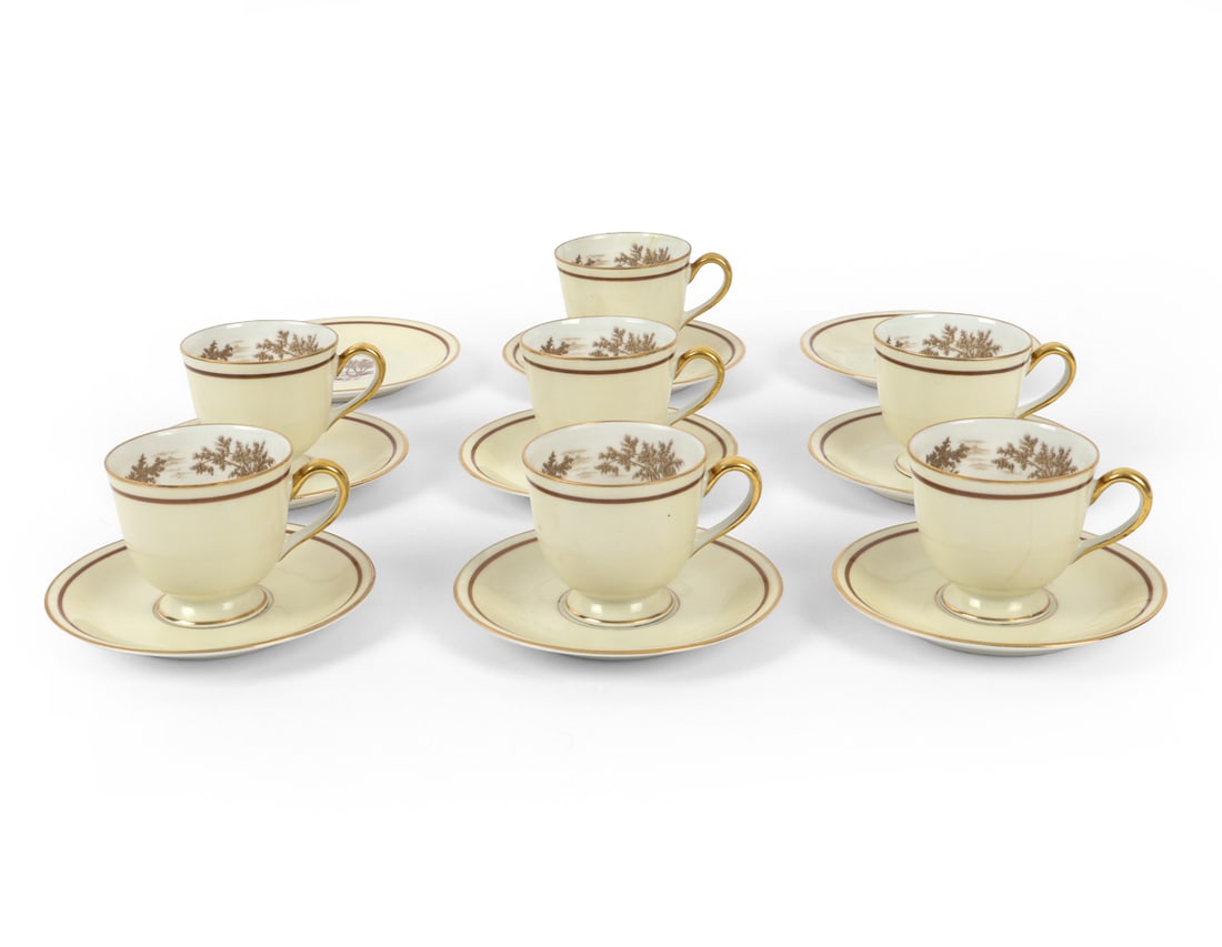J. E. CALDWELL & CO. FRENCH LIMOGES TEA SET (1 of 12)