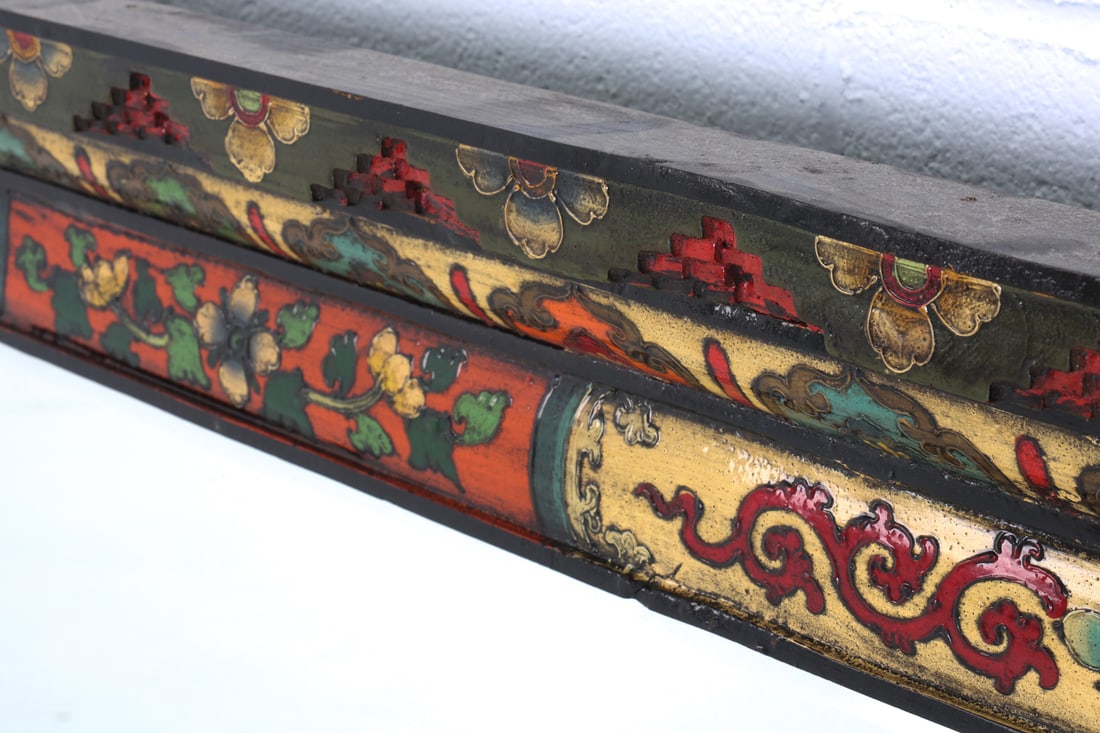 TIBETAN POLYCHROME MIRROR - 5