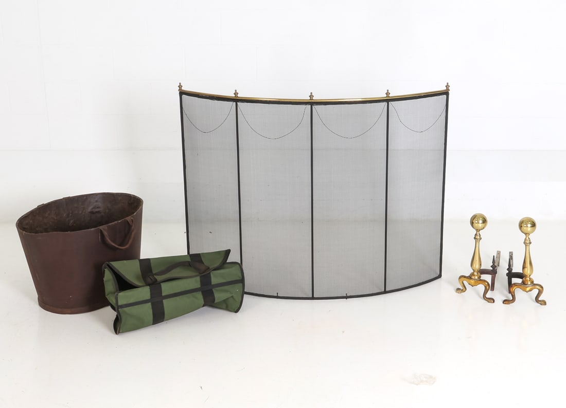 FIREPLACE ACCESSORY GROUPING - 2