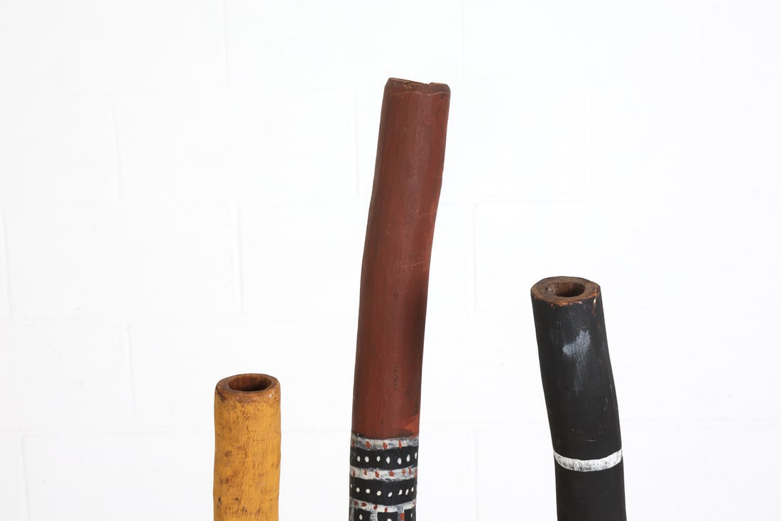 PAINTED DIDGERIDOO GROUPING - 3