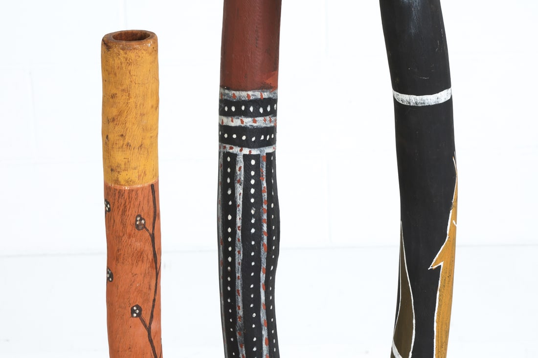 PAINTED DIDGERIDOO GROUPING - 4