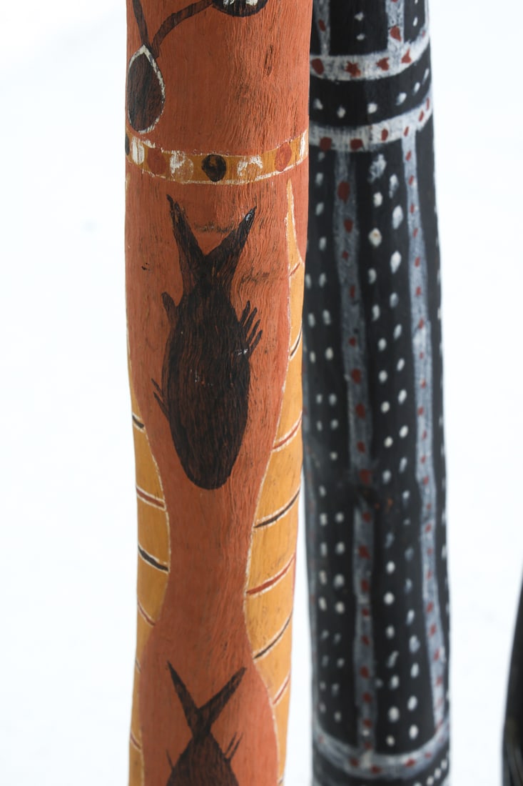 PAINTED DIDGERIDOO GROUPING - 8