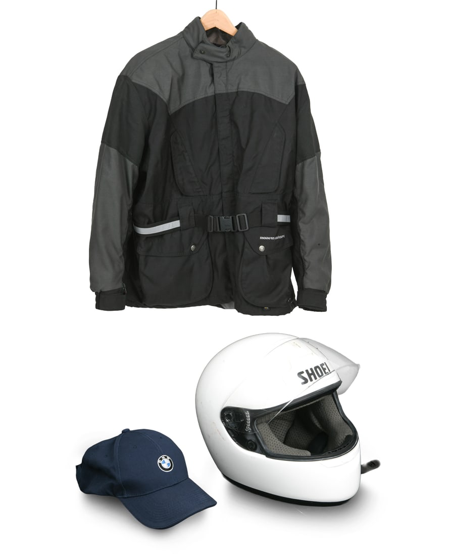 MOTORCYCLE JACKET INCL. SHOEI HELMET (1 of 20)