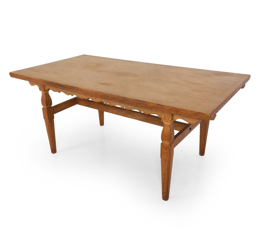 HENNING KJAERNULF FOR EG DANISH OAK DINING TABLE (1 of 19)