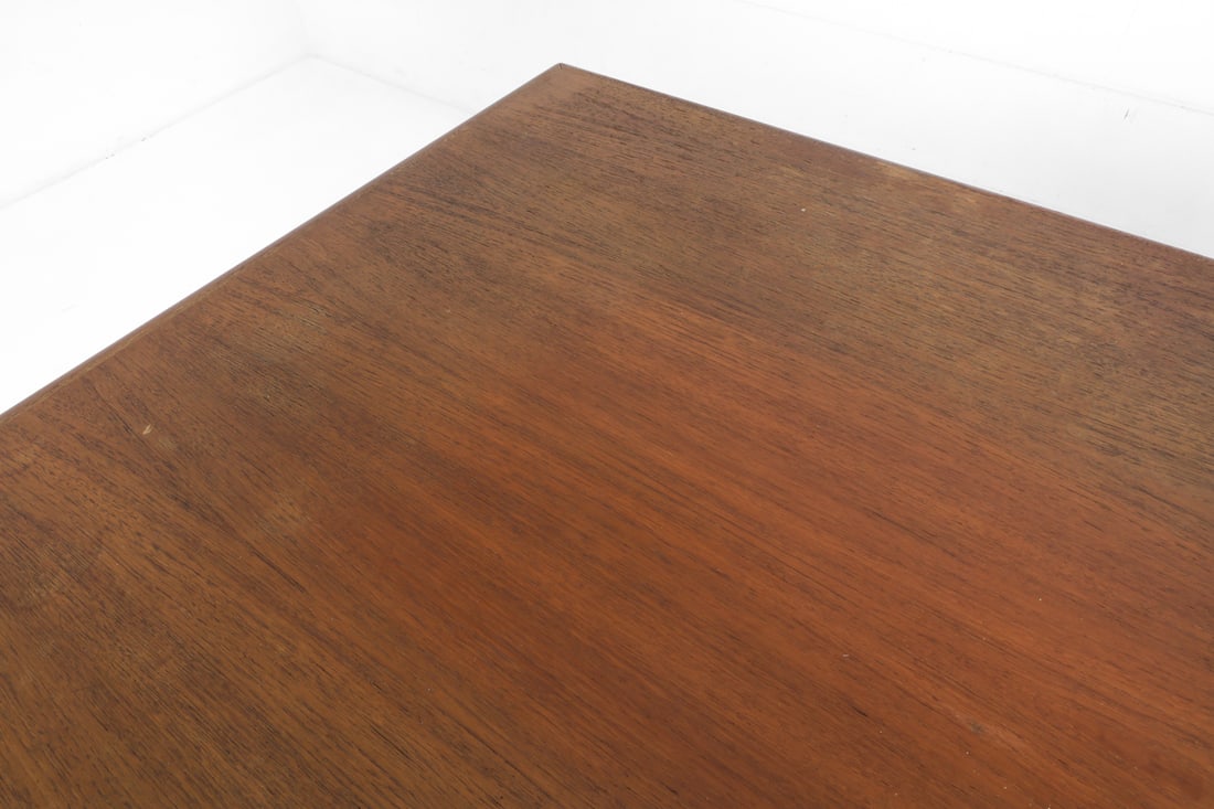 ARNE VODDER STYLE DANISH TEAK DINING TABLE - 12