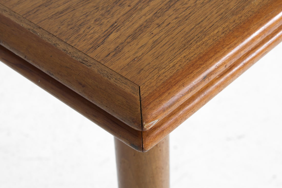 ARNE VODDER STYLE DANISH TEAK DINING TABLE - 20