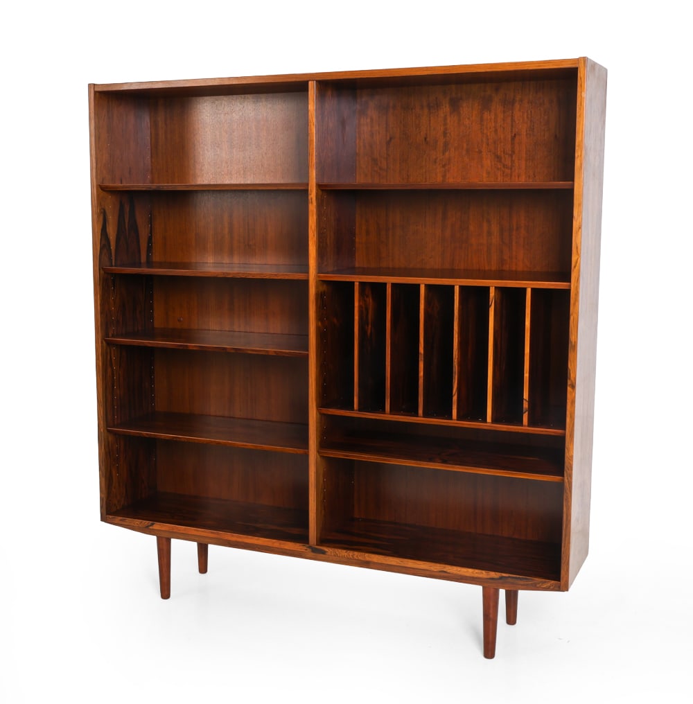 POUL HUNDEVAD DANISH ROSEWOOD BOOKCASE C. 1960S (1 of 18)