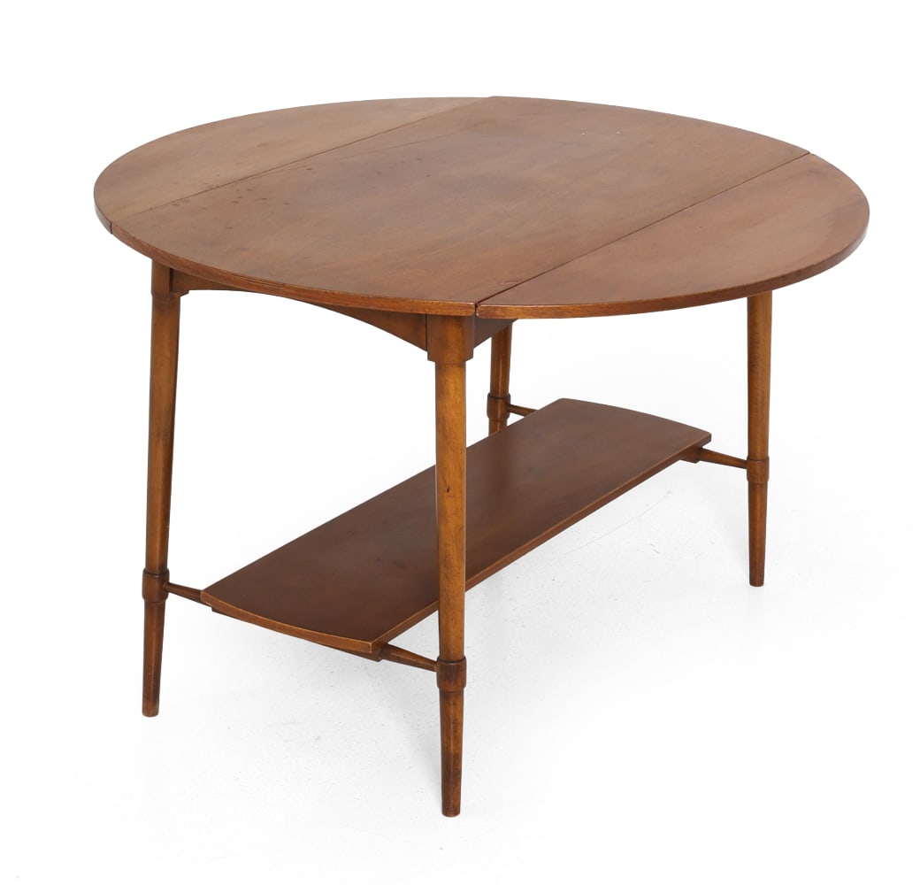 STYLE OF SOBORG TEAK DROP-LEAF SIDE TABLE C. 1960S (1 of 13)
