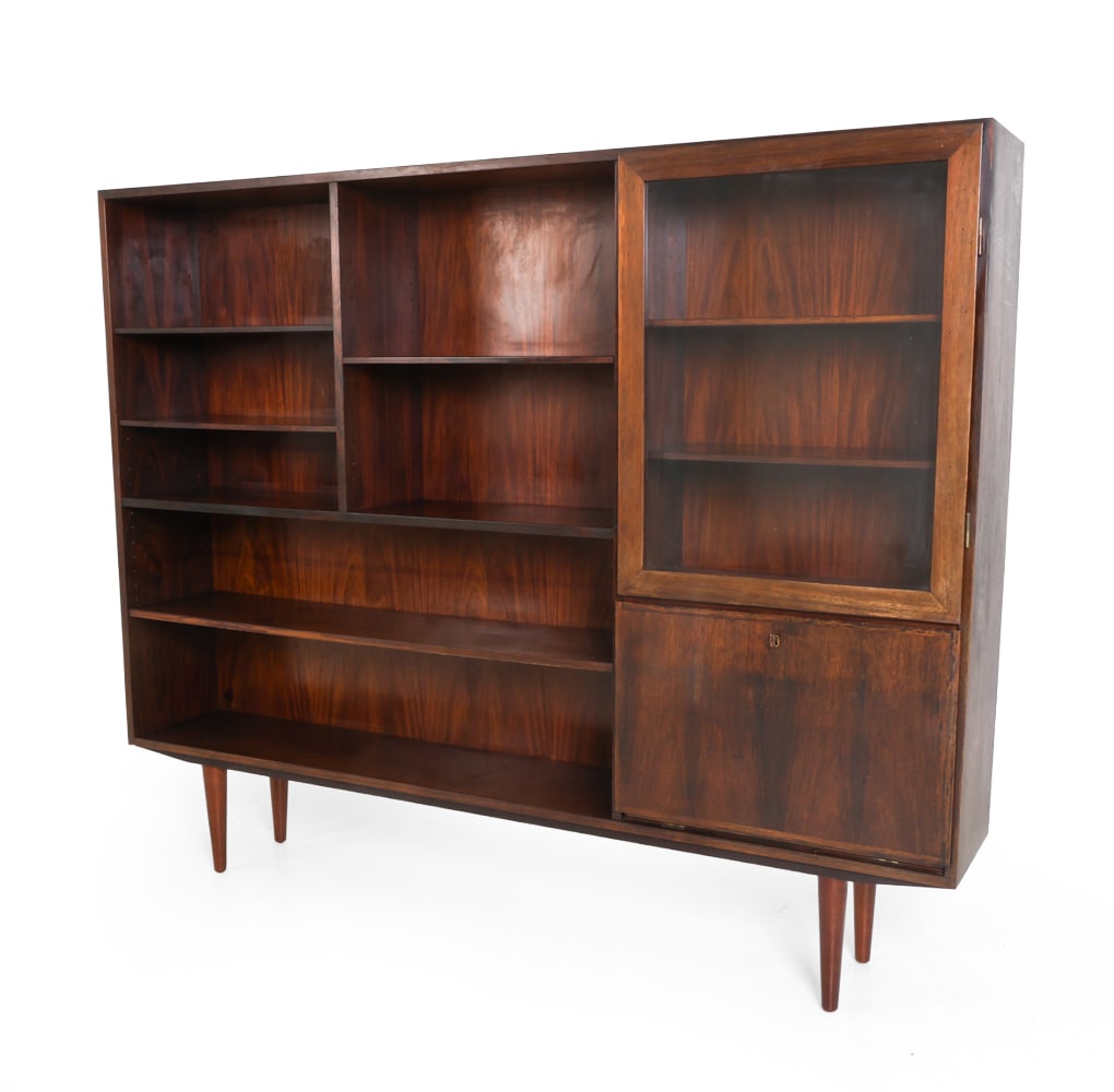 OMANN JUN MODEL 35 DANISH ROSEWOOD BOOKCASE 1970S (1 of 20)