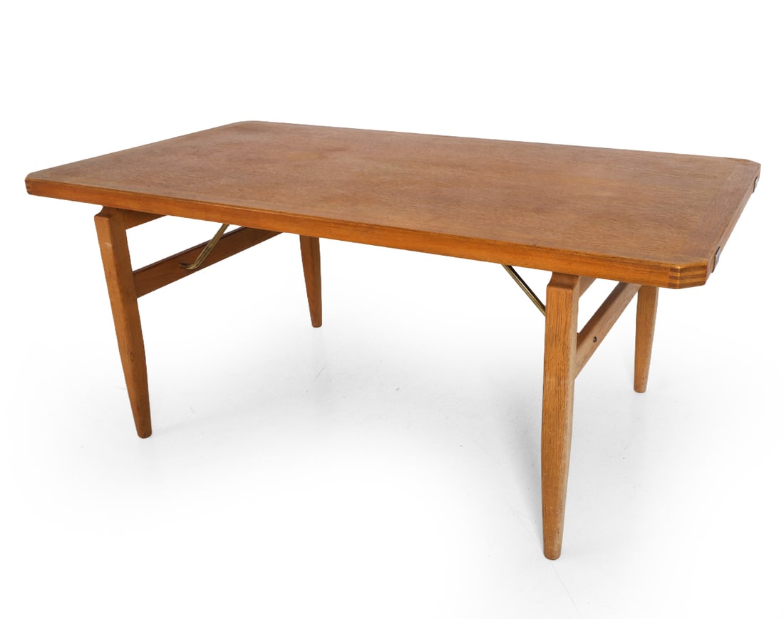 ATTR H. BROCKMANN-PETERSEN DANISH OAK DINING TABLE (1 of 16)
