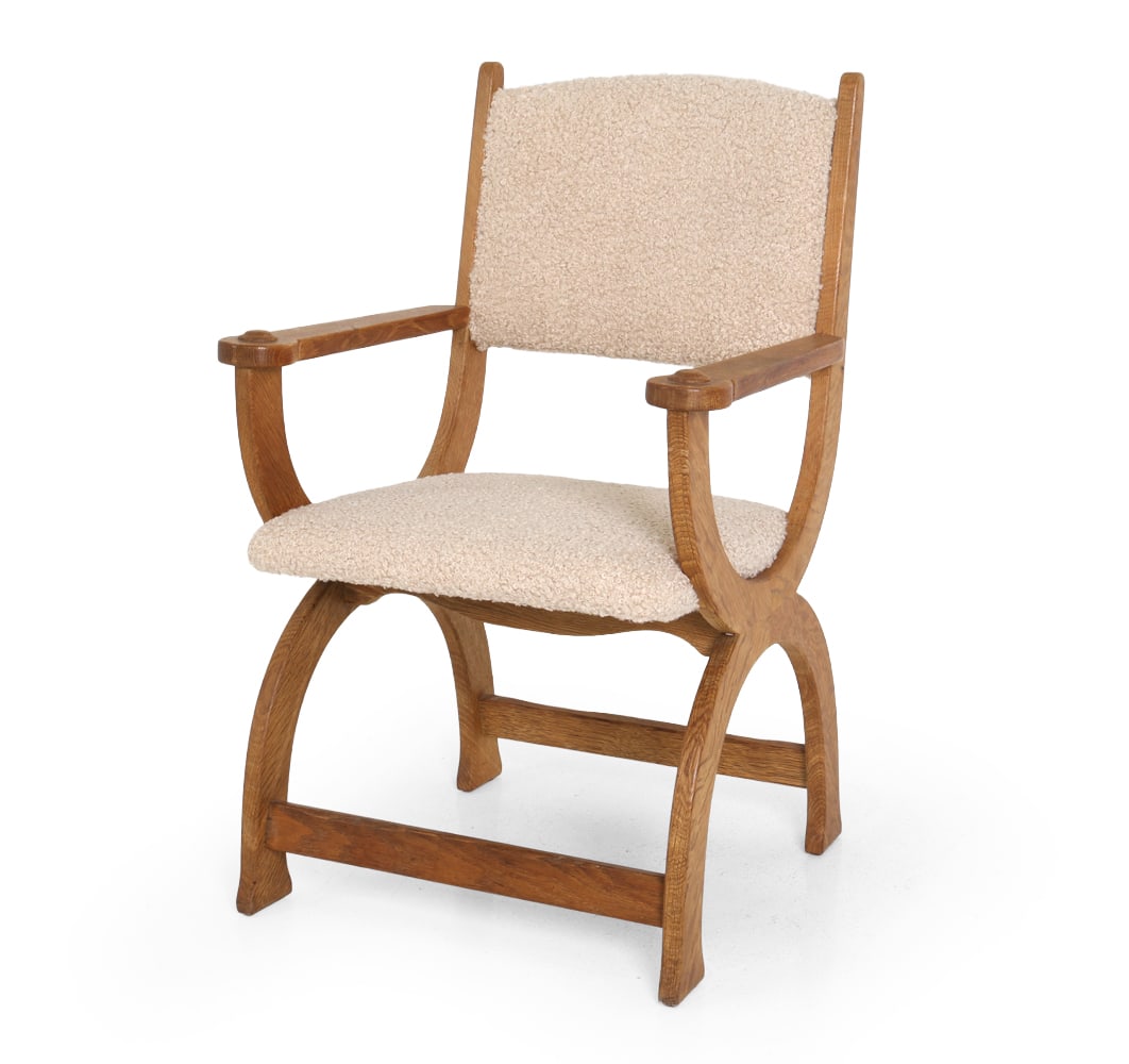 HENNING KJAERNULF "KURUL" DANISH OAK CHAIR 1970S (1 of 16)