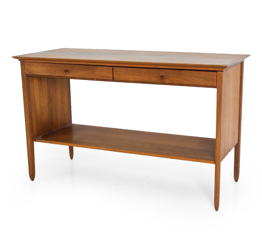 JEFF KELLAR MAINE WOODWORKER WALNUT HALL TABLE (1 of 16)