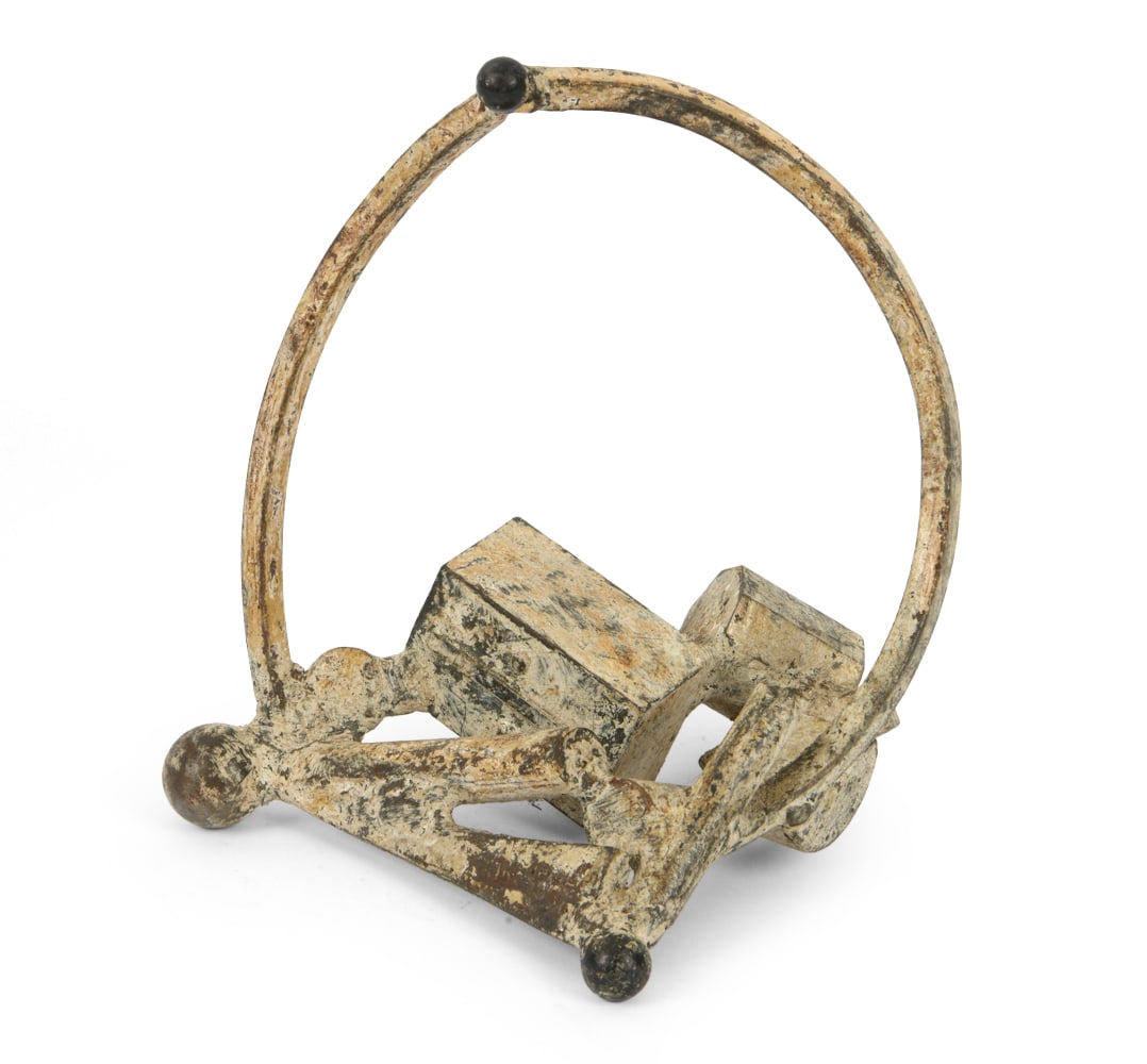 LEE TRIBE (B. 1945) BRUTALIST STEEL SCULPTURE (1 of 10)
