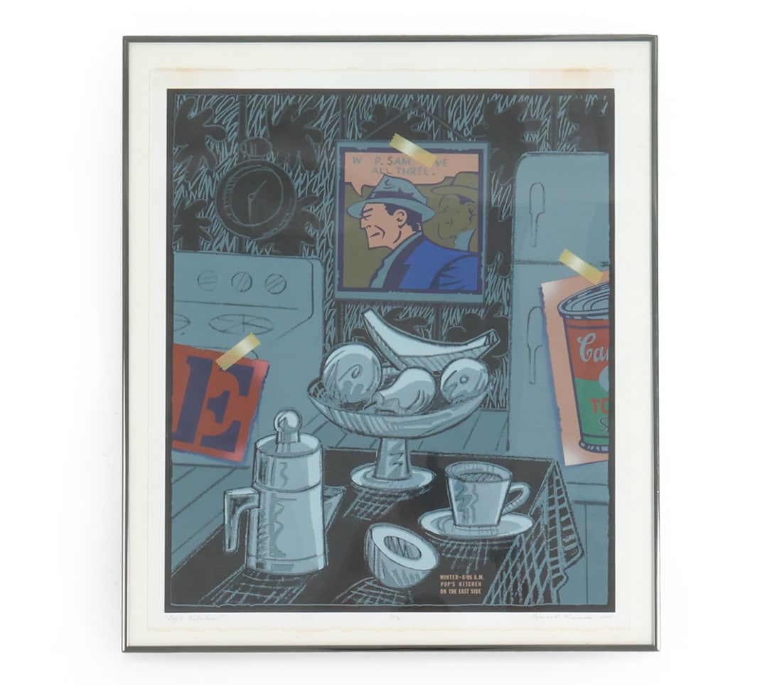 LYNWOOD KRENECK (B. 1936) POPS KITCHEN SCREENPRINT (1 of 11)