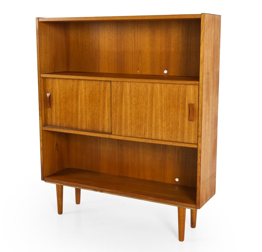 CLAUSEN & SON DANISH TEAK BOOKCASE C. 1960S (1 of 20)