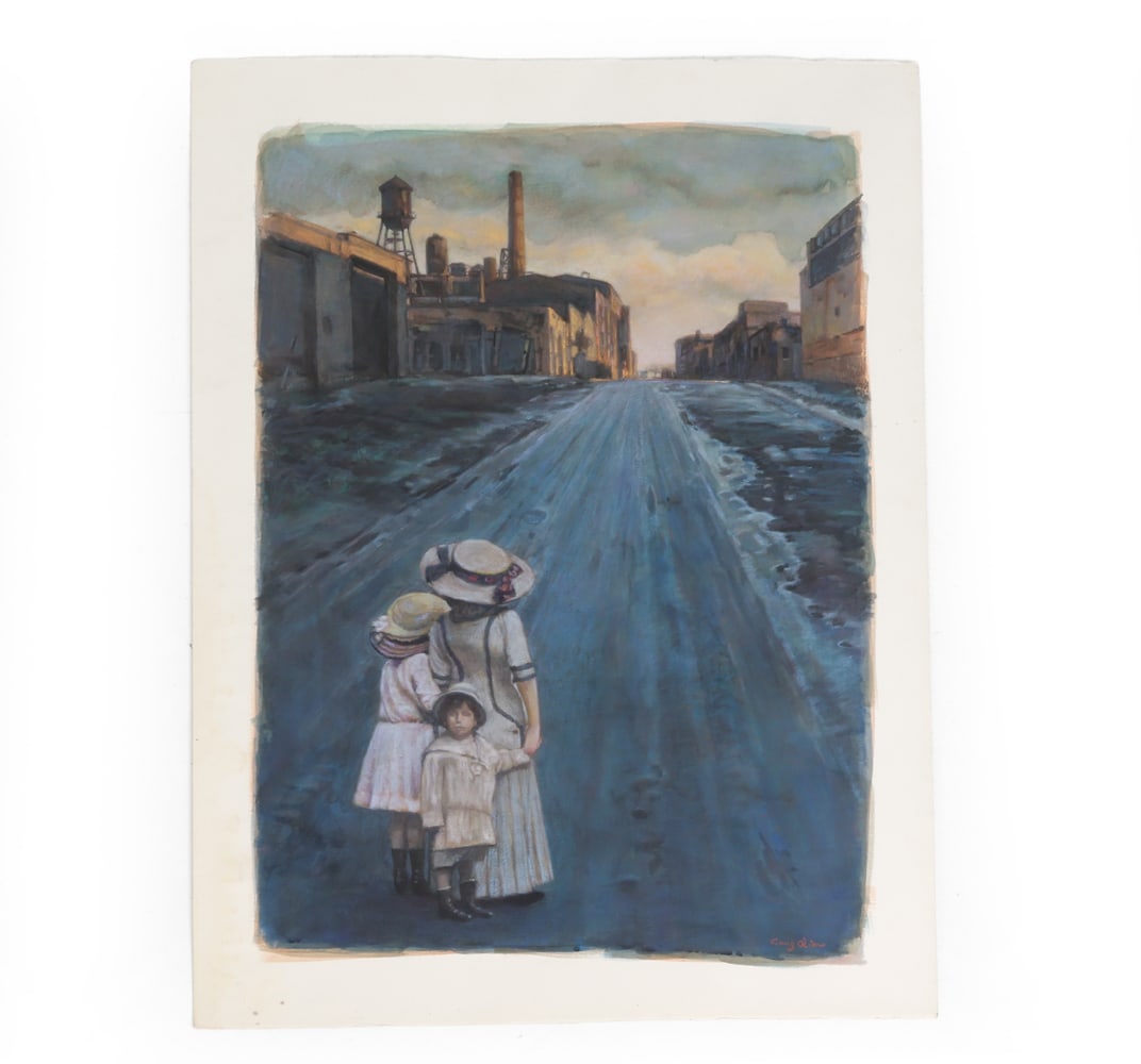 GANG QIAN (B. 1958) MIXED MEDIA PASTEL (1 of 11)