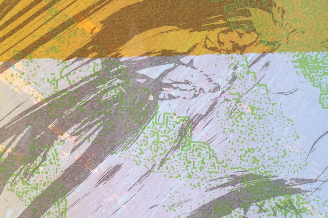 ABSTRACT LITHOGRAPH - 4