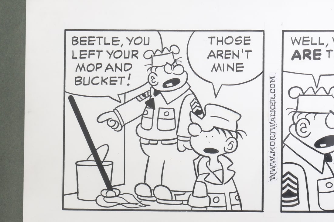 BEETLE BAILEY GREG MORT WALKER COMIC STRIP - 2