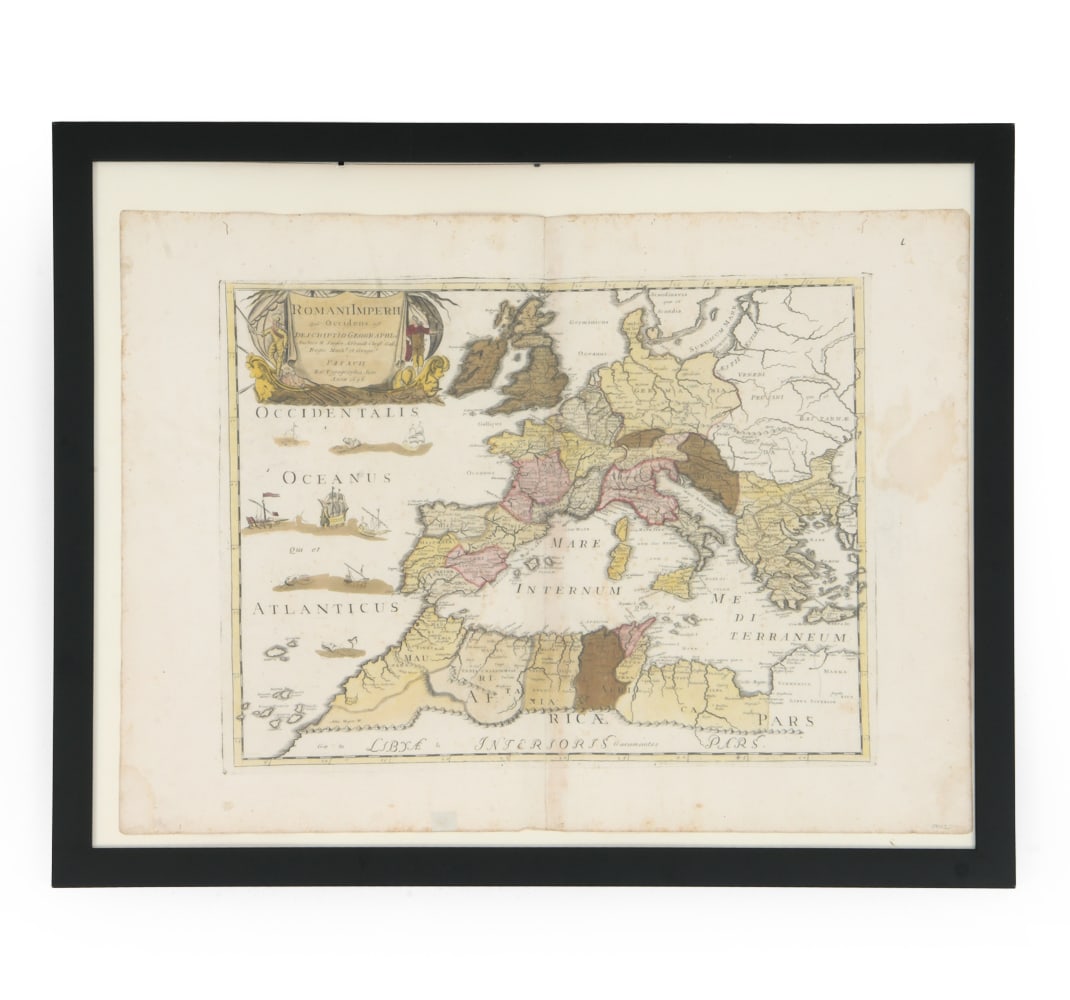 19TH C ROMAN EMPIRE MAP (1 of 5)